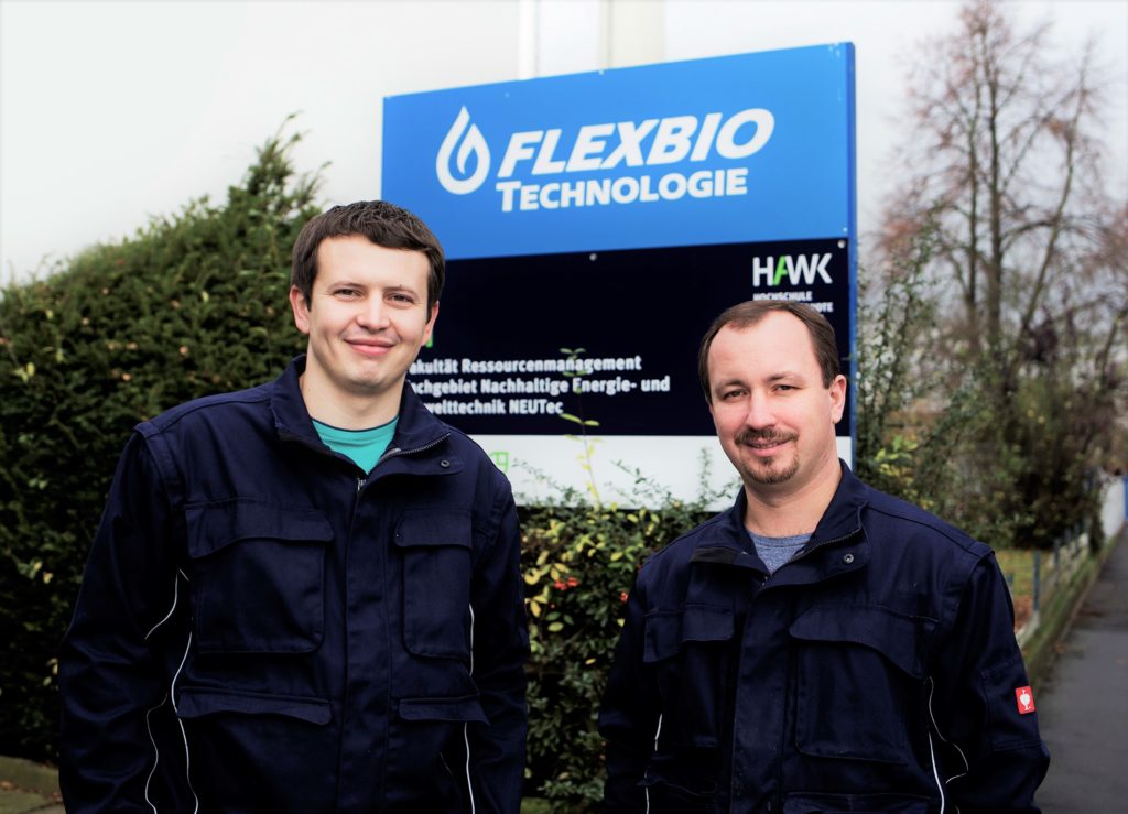 Managing Director of Flexbio left Paul Bauer, right Waldemar Ganagin