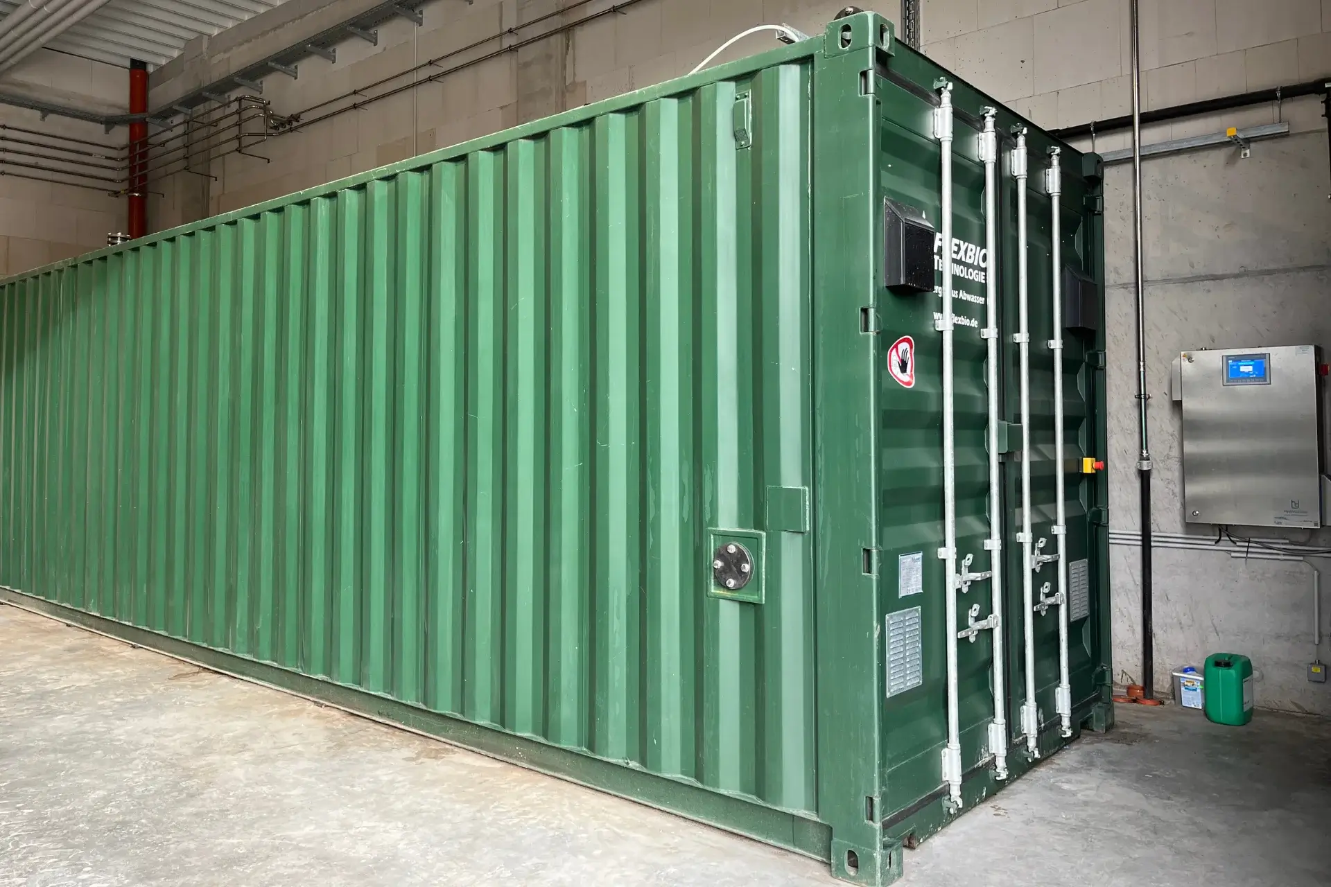 Abwasserbehandlungsanlage bei der VENNEKER Gruppe Viehhandel Josef Venneker GmbH & Co. KG